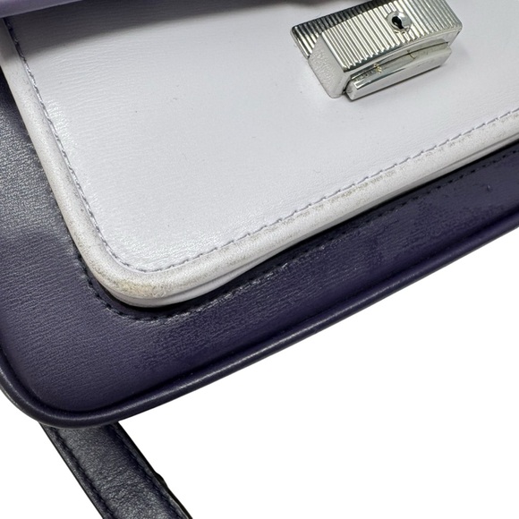 Michael Kors Bradshaw Medium Color-Block Leather Messenger Bag - Picture 10 of 10